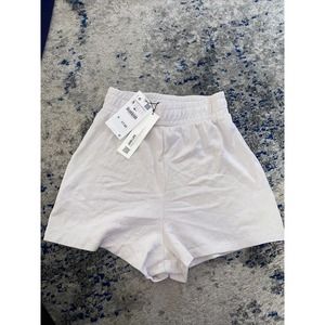 Zara Size Small Shorts Cotton Off White